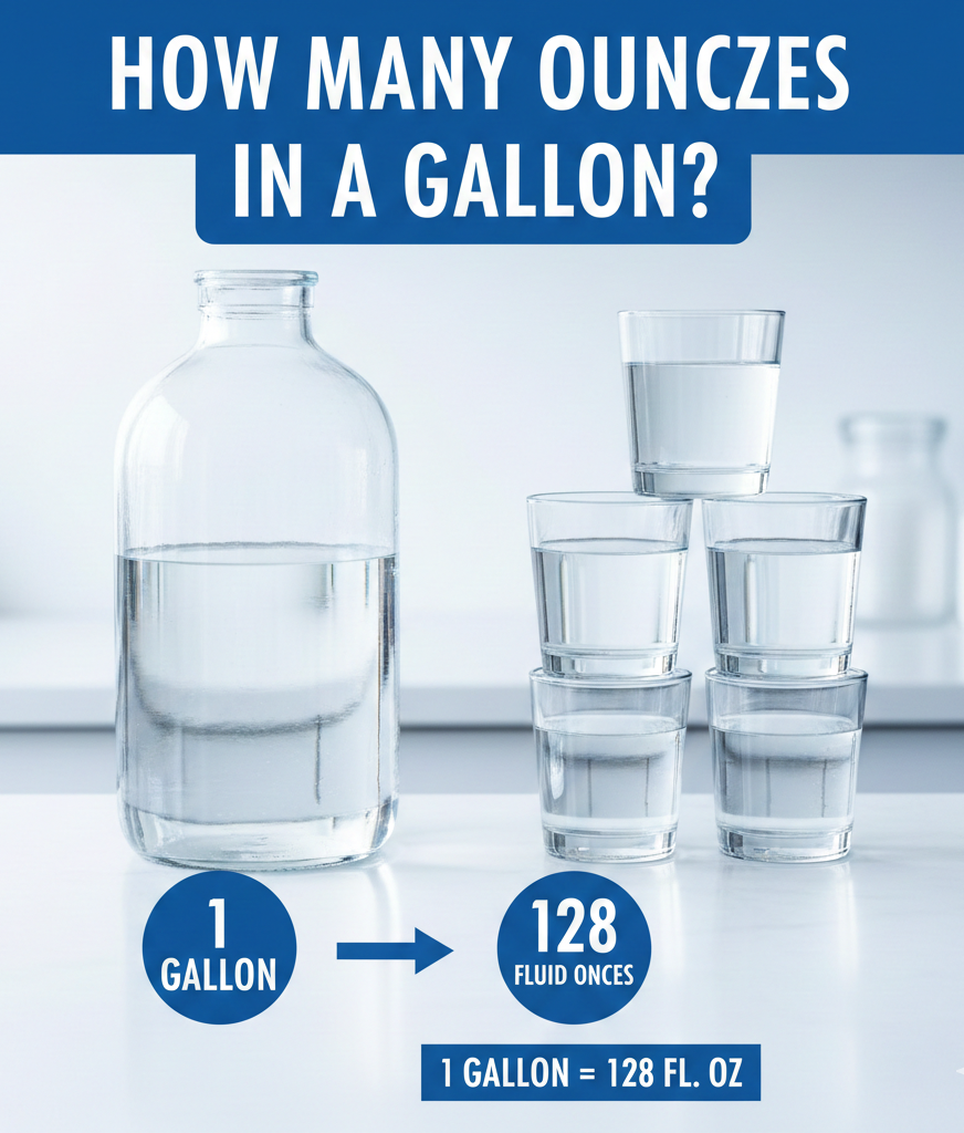 How Many Ounces in a Gallon Simple, Clear Guide