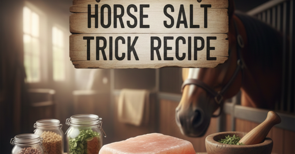 Horse Salt Trick Recipe: What It Is and Why It’s Trending