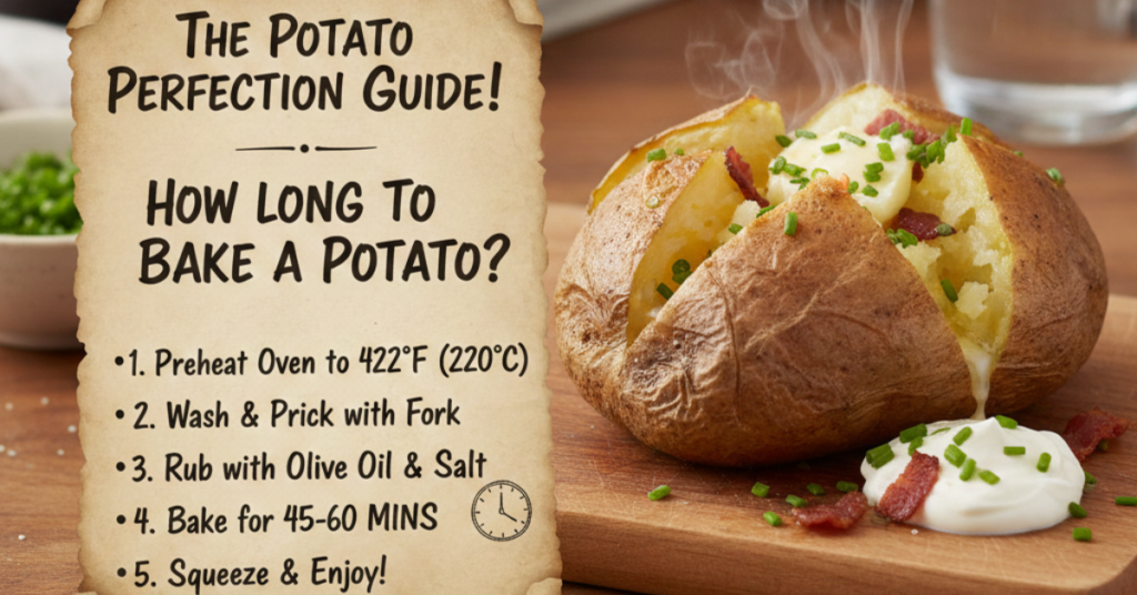 How Long to Bake a Potato (The Simple, Reliable Guide)