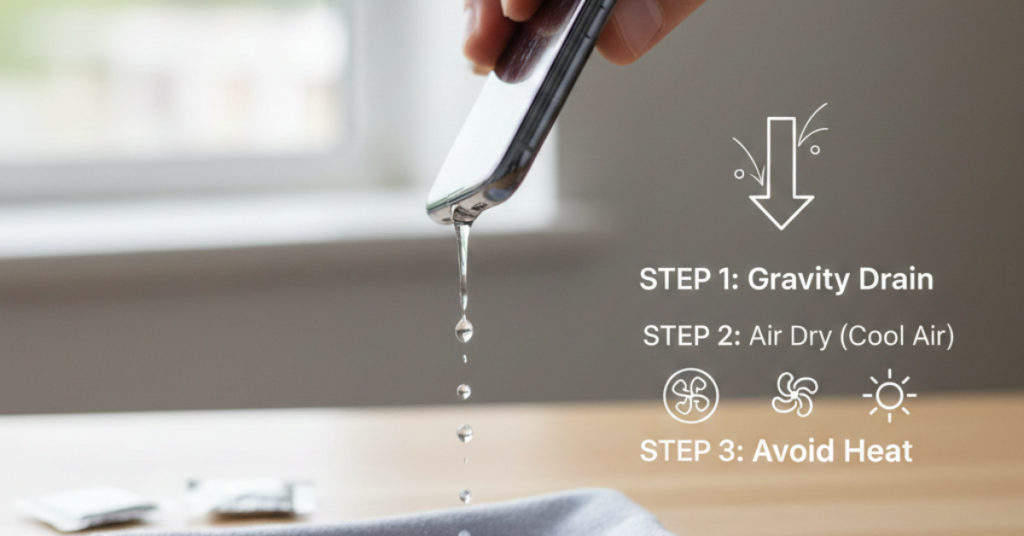 How to Get Water Out of Charging Port (Without Wrecking Your Phone)