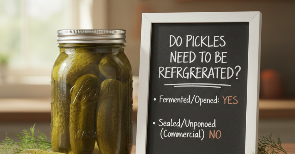 Do Pickles Need to Be Refrigerated? Here’s What You Should Know