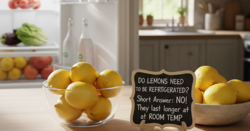 Do Lemons Need to Be Refrigerated? Here’s the Real Answer
