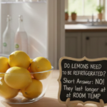 Do Lemons Need to Be Refrigerated? Here’s the Real Answer