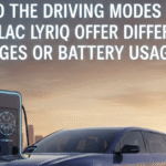 Do the Driving Modes in Cadillac Lyriq Offer Different Ranges or Battery Usages?