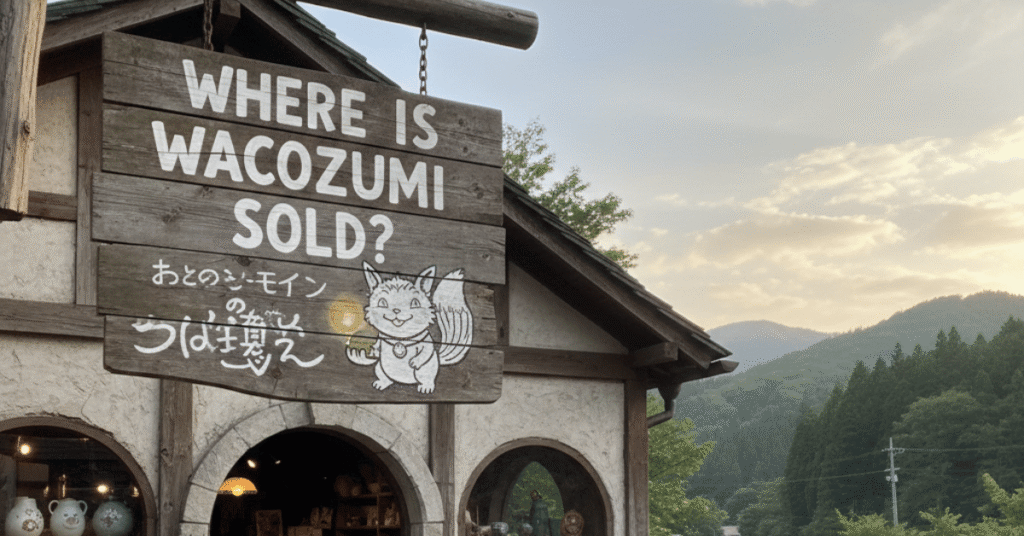Where Is Wacozumi Sold? A Complete Guide