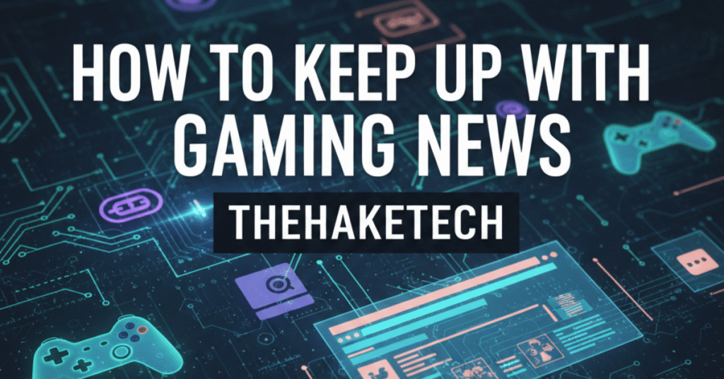 How to Keep Up With Gaming News: TheHakeTech Approach