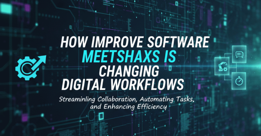 How Improve Software Meetshaxs Is Changing Digital Workflows