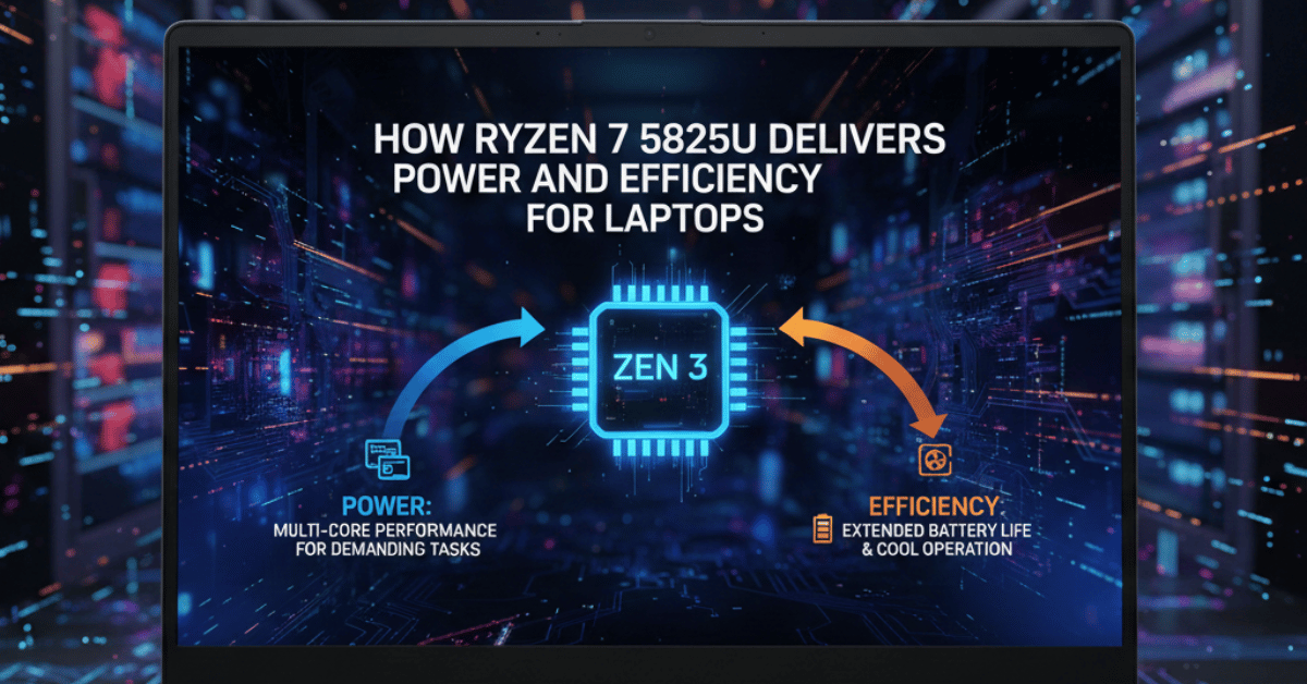 How Ryzen 7 5825U Delivers Power and Efficiency for Laptops