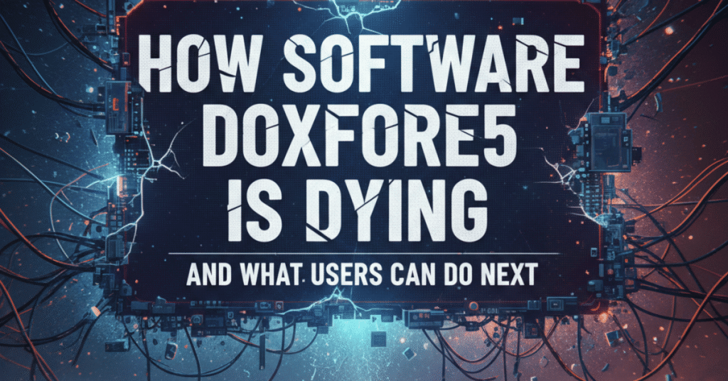 How Software Doxfore5 Dying and What Users Can Do Next